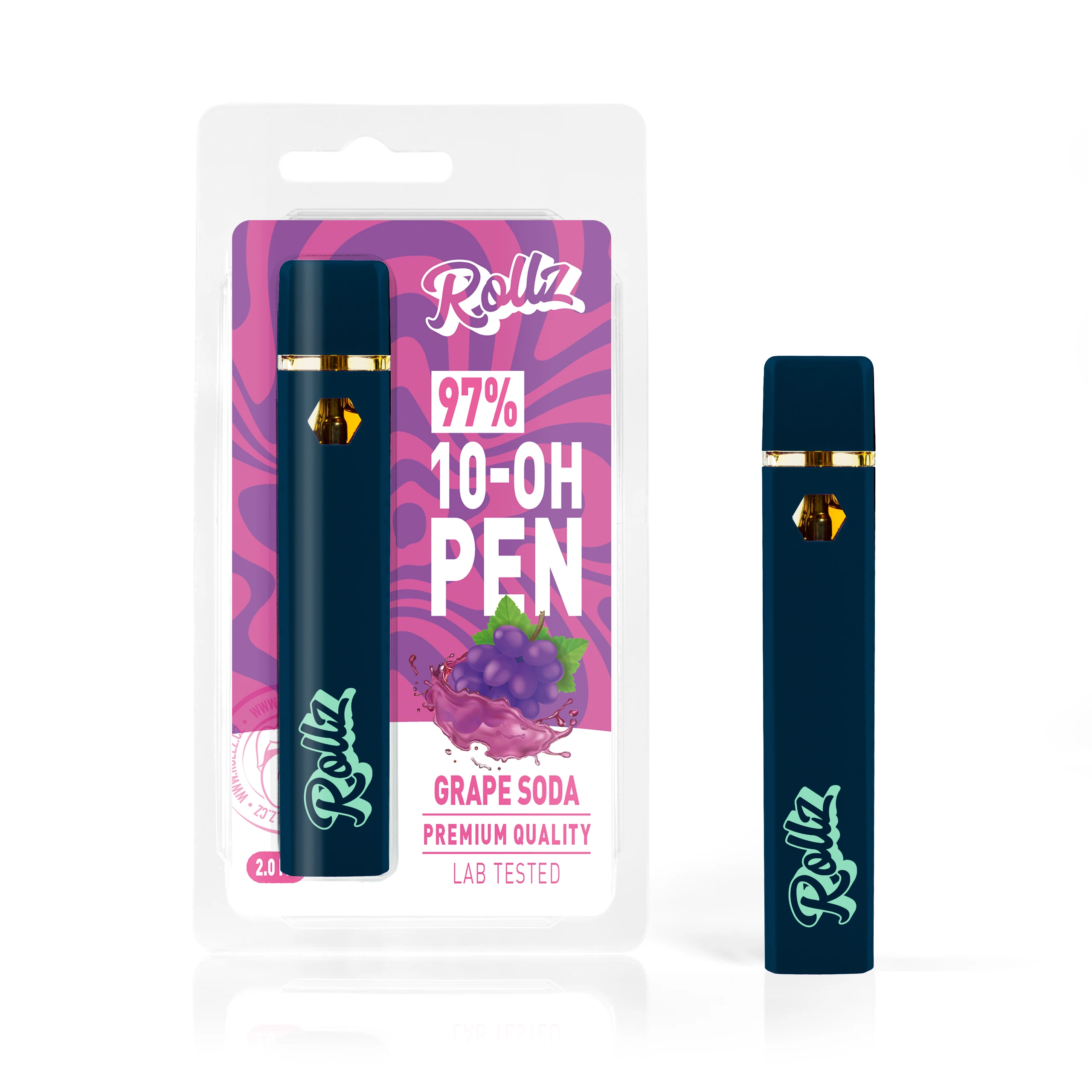 Rollz 10-OH vape Grape Soda
