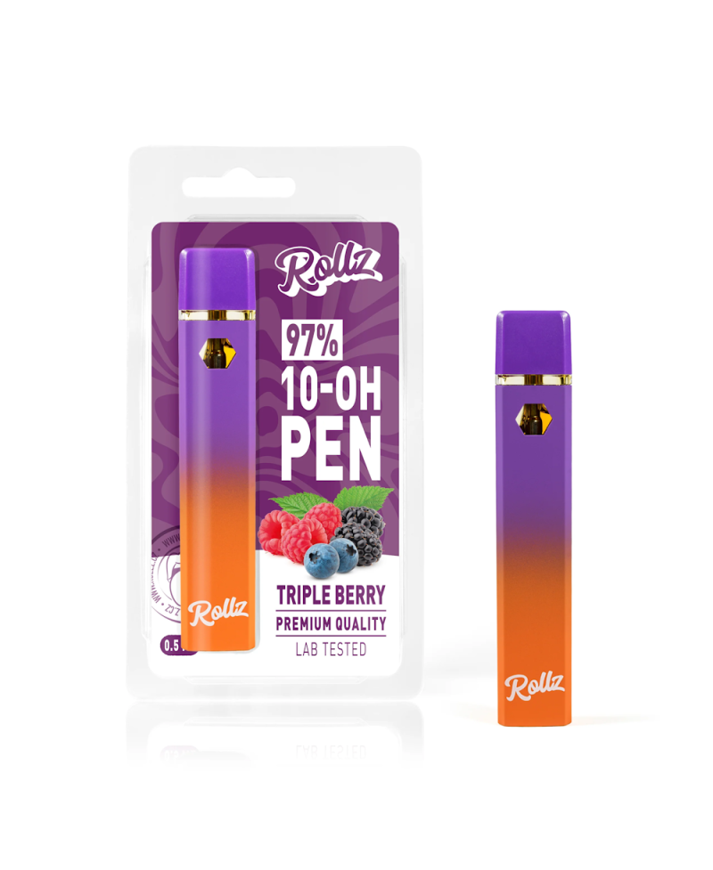 Rollz 10-OH vape Triple Berry