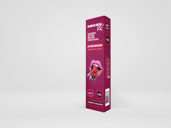 smash 10oh vape Cherry Lollipop