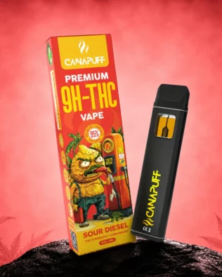 Canapuff 9H-THC vape Sour Diesel – 1ml
