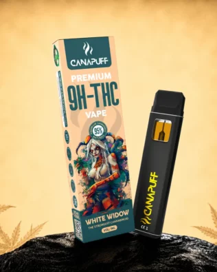 Canapuff 9H-THC vape White Widow – 1ml