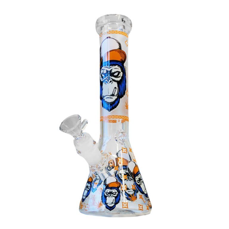black sheep glow in the dark glass bong orange gorilla