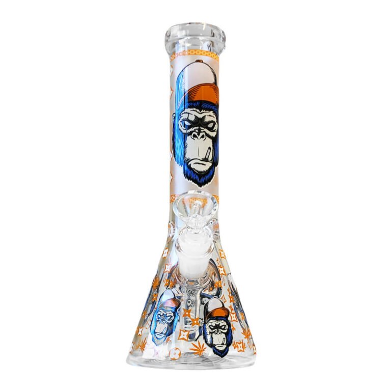 black sheep glow in the dark glass bong orange gorilla