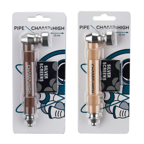 champ high wooden metal pipe