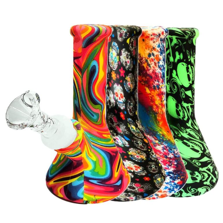 Silicone Bong Psychedelic Dream Multicolor - 13 cm - Image 2