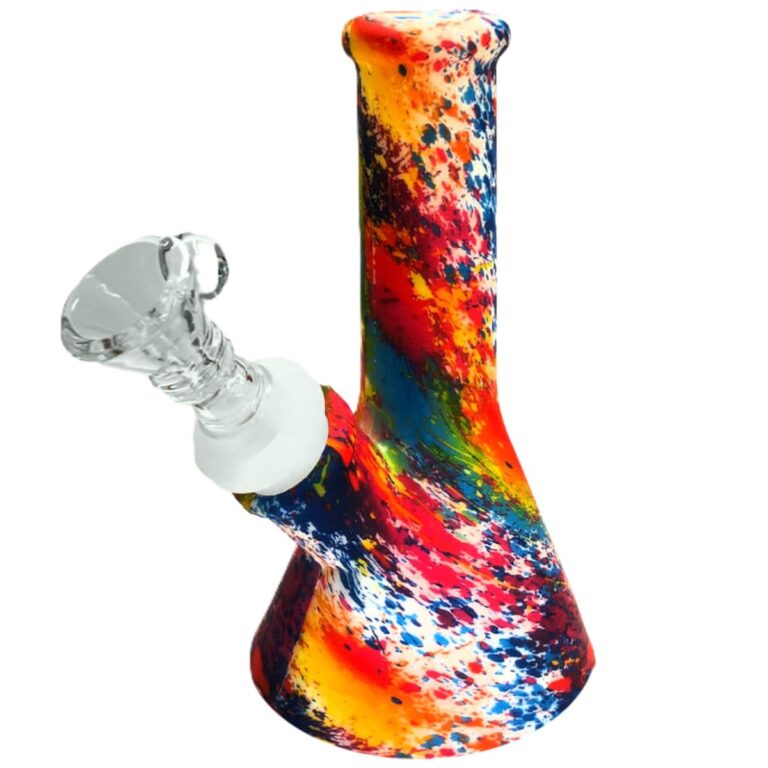 Urban Crew Silicone Bong Painting Splash Multicolor