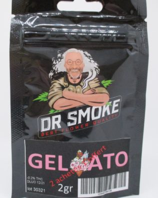 Dr Smoke Gelato CBD buds 2 g – 19% CBD (indoor)
