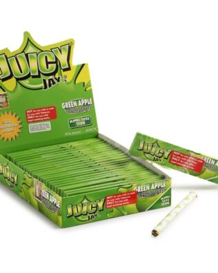 Juicy Jays rolling papers Green Apple king size – 32 leaves
