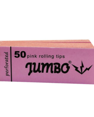 Jumbo Pink Filter Tips – 50 tips