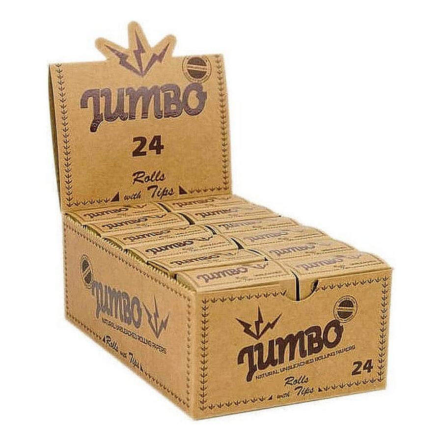 jumbo rolls with tips unbleached