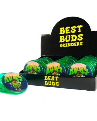 Best Buds Plastic Grinder AK47 3 Parts – 50mm