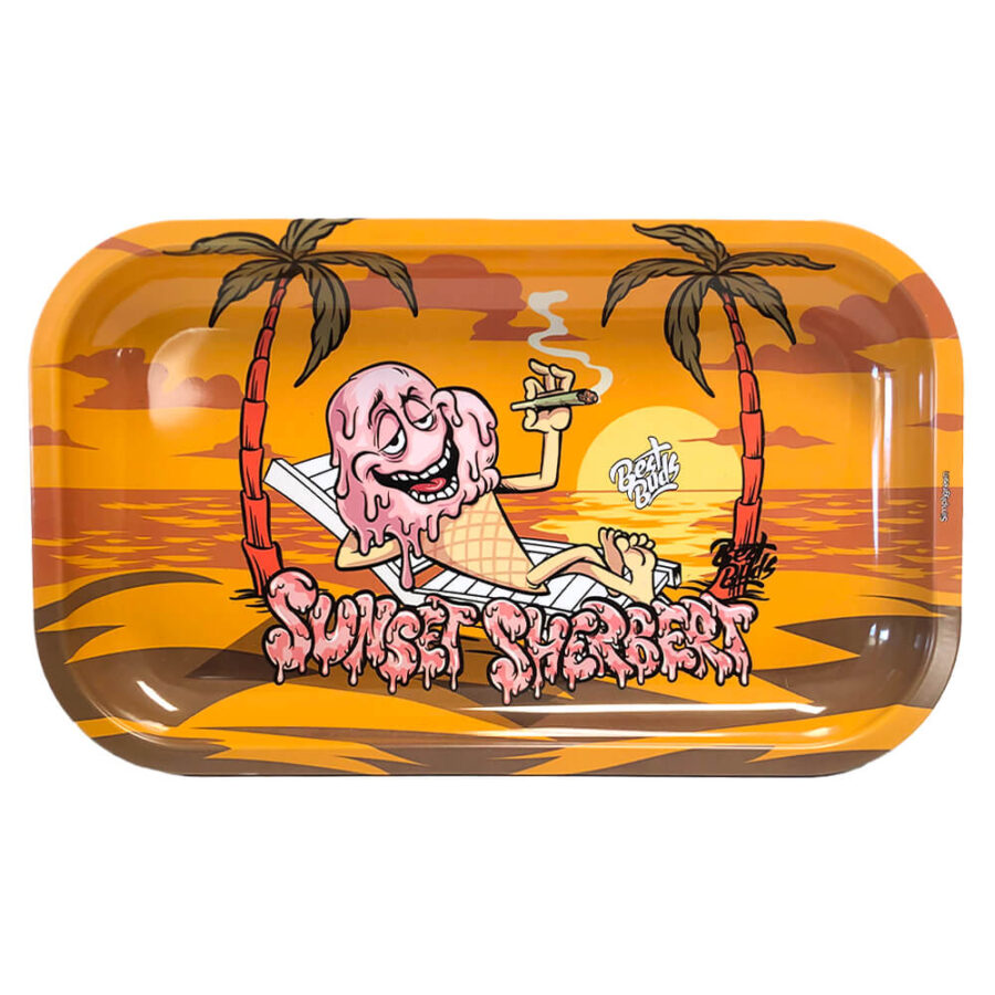 best buds rolling trays sunset sherbet