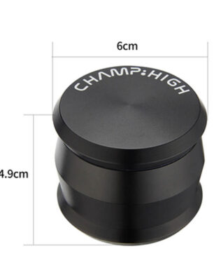 Champ High Aluminium Black Grinder 4 Parts – 60mm