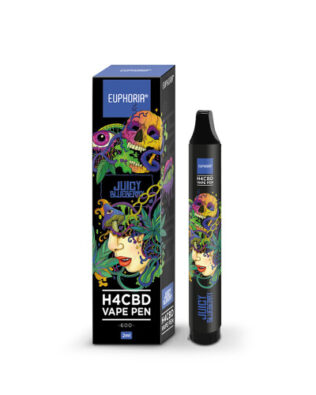 Euphoria H4CBD vape Juicy blueberry 2ml – 1000 mg
