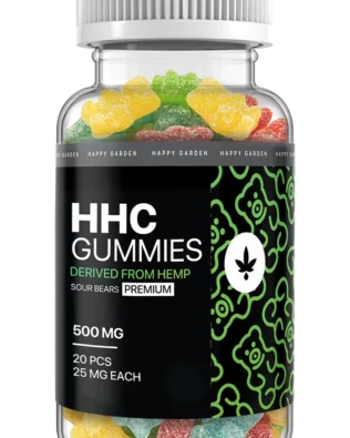 Happy Garden HHC Gummies Sour Bears – 500mg