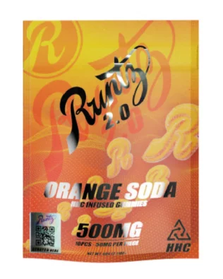 Runtz HHC gummies Orange Soda – 500mg