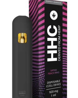 Happy Garden HHC vape Sativa Peach Ring – 920 mg HHC