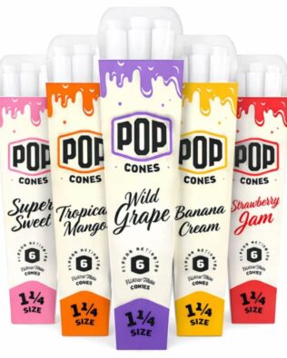 Pop Cones 1 1/4 Ultra Thin flavoured cones